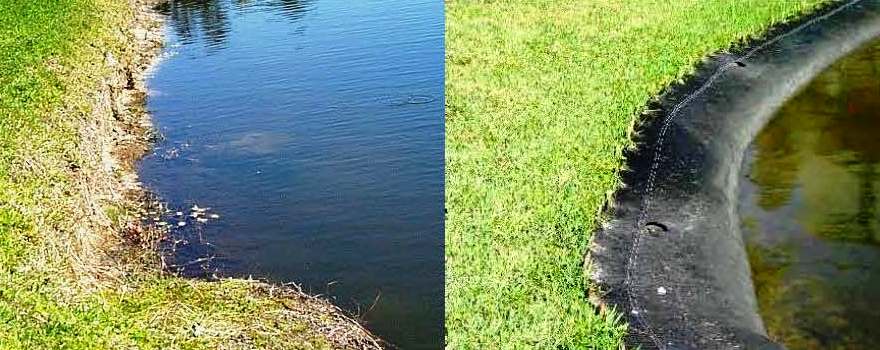 Geotextile Tubes for Lake Embankment